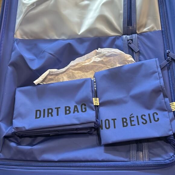 BEIS The Large Check-In Roller Luggage in Cobalt Blue "Sold out online" - Picture 9 of 16